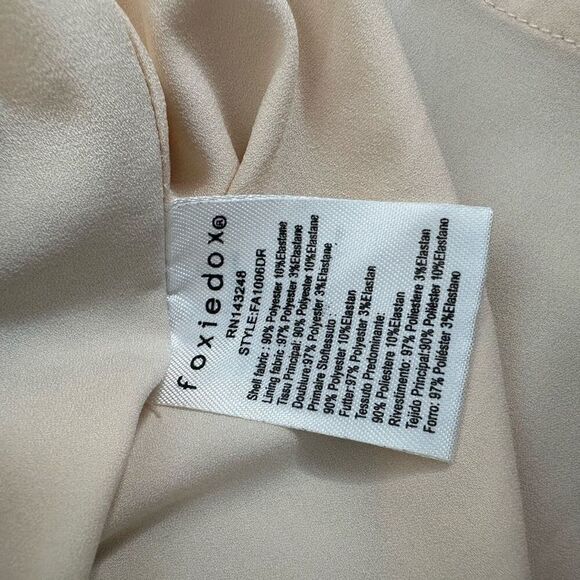 NWT Foxiedox Boston Proper One Shoulder Lace and Floral Mini Dress size 2 - Picture 6 of 6